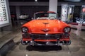 Orange 1956 Chevrolet Bel Air Convertible Royalty Free Stock Photo